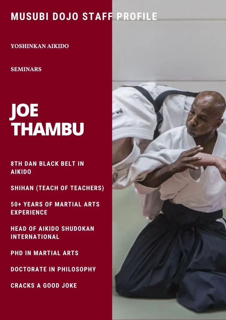 Aikido Instructor Joe Thambu