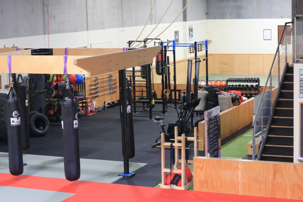 Functional gym and kickboxing bags Eltham Martial Arts Academy